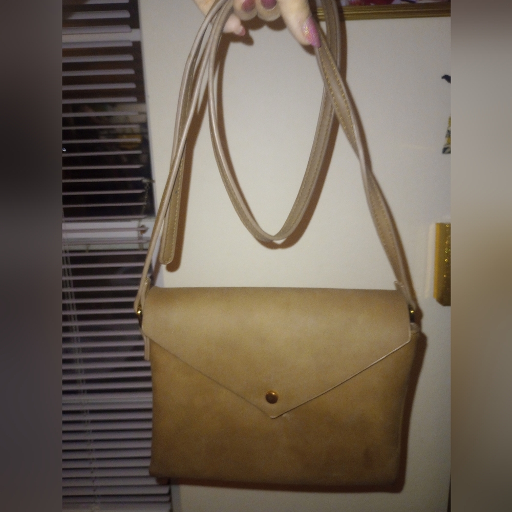 Lucky Brand Tan Crossbody Envelope Bag